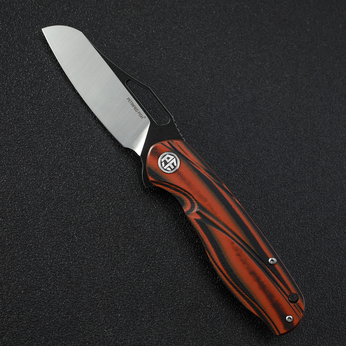 Petrified fish PF979 Raptor original,3.43"D2 Blade,G10 Handle,Flipper Liner lock Folding knife