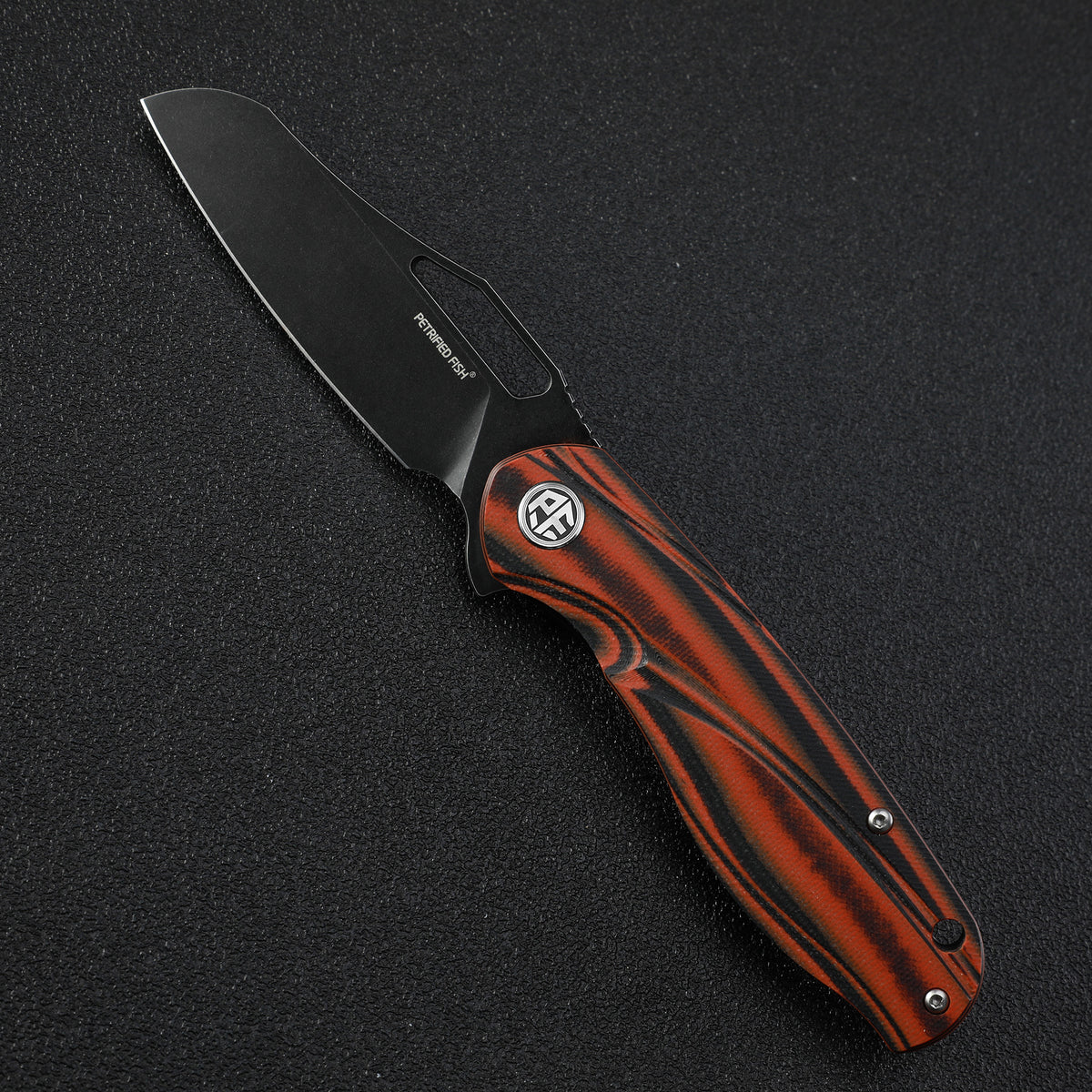 Petrified fish PF979 Raptor original,3.43"D2 Blade,G10 Handle,Flipper Liner lock Folding knife