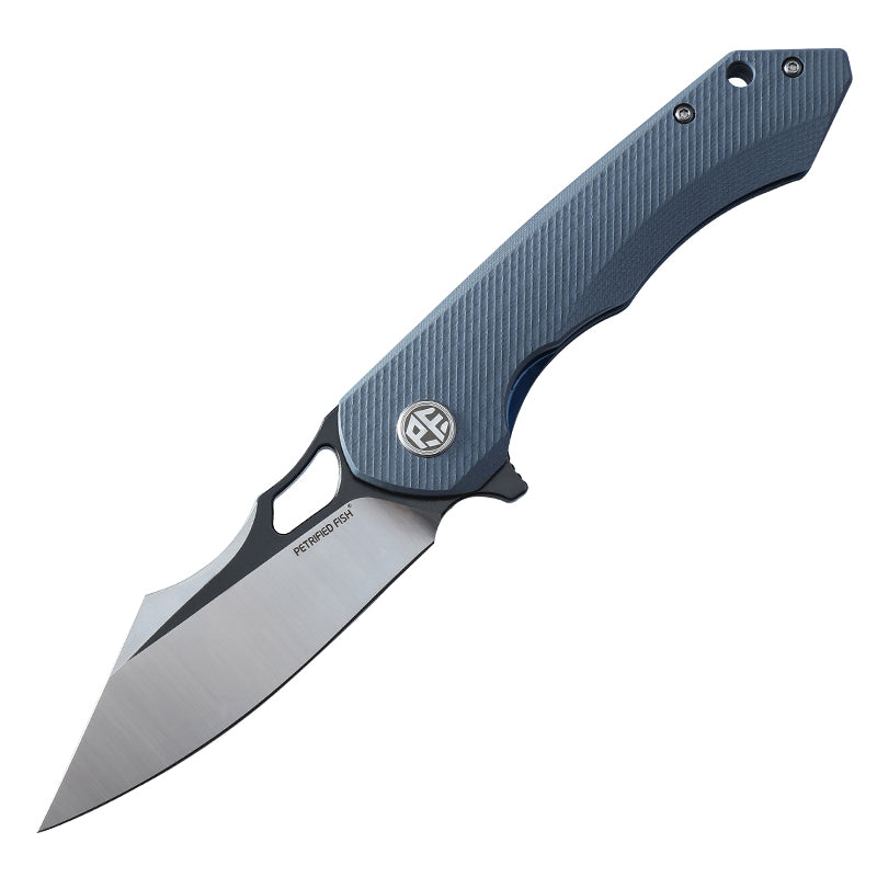Petrified Fish PF919,3.66" D2 Blade,G10 Handle,Flipper Liner lock Folding knife