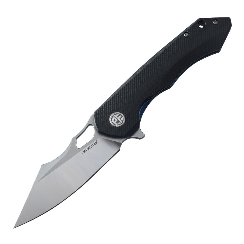 Petrified Fish PF919,3.66" D2 Blade,G10 Handle,Flipper Liner lock Folding knife