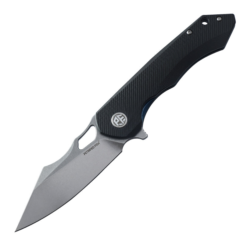 Petrified Fish PF919,3.66" D2 Blade,G10 Handle,Flipper Liner lock Folding knife