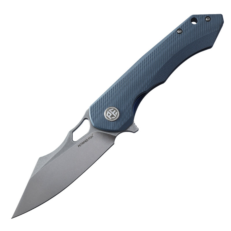 Petrified Fish PF919,3.66" D2 Blade,G10 Handle,Flipper Liner lock Folding knife